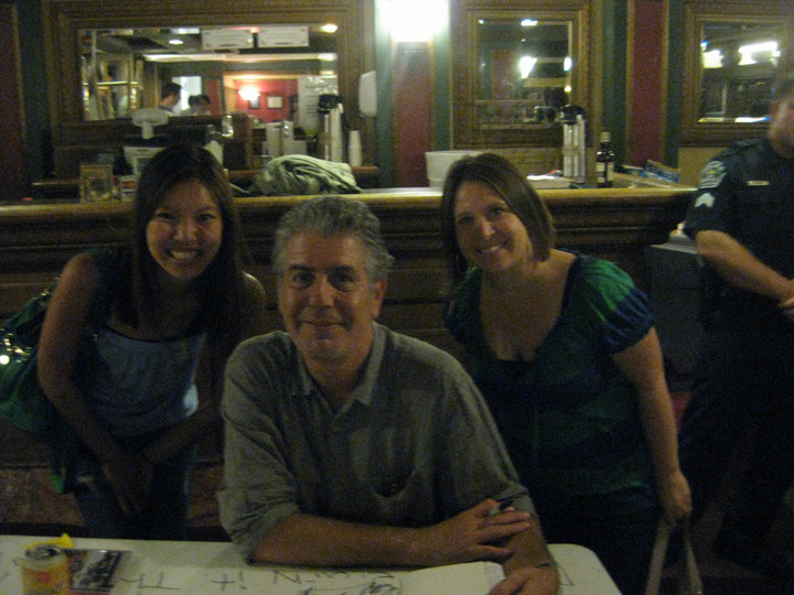 I touched Anthony Bourdain's tricep.