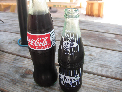 Sodas made with real sugar
