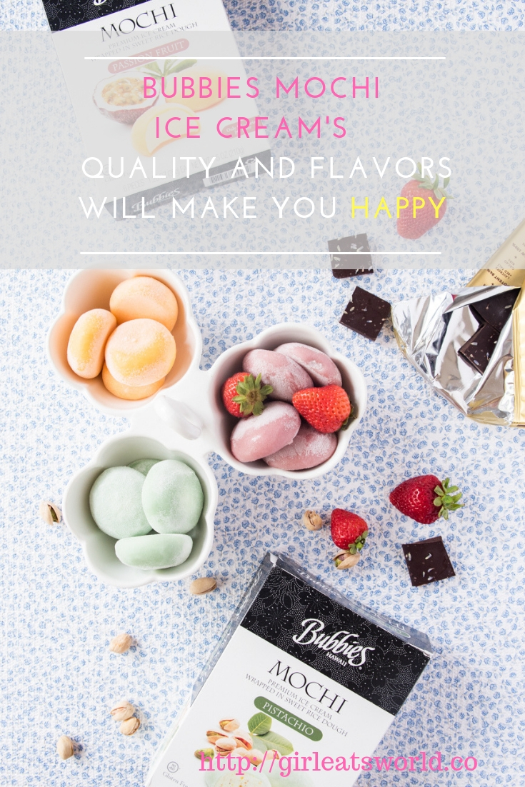 Bubbies Mochi Ice Cream's Quailty and Flavors Will Make You Happy