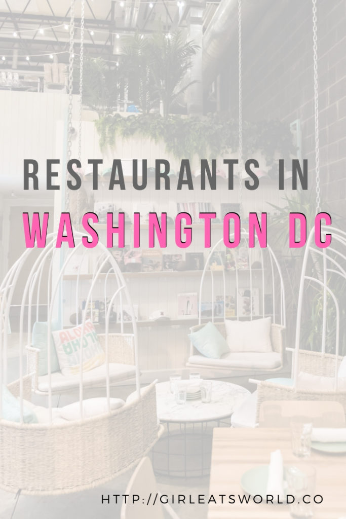 Best restaurants in Washington DC