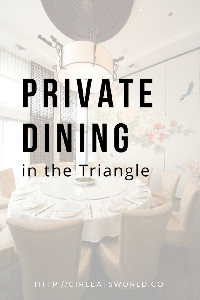 Private Dining in the Triangle