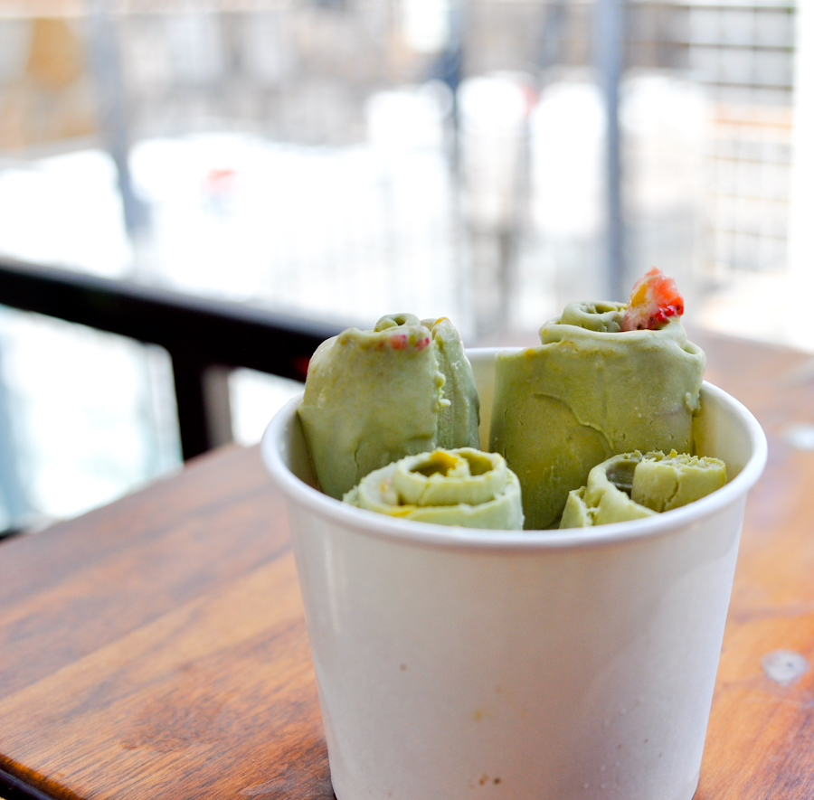 Matcha Desserts in Austin/Thai Ice Cream