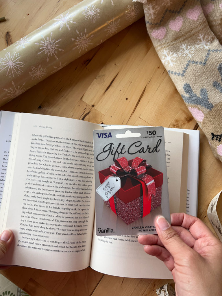 Creative Ways to "Wrap" Gift Cards this Holiday Season - Inside a book